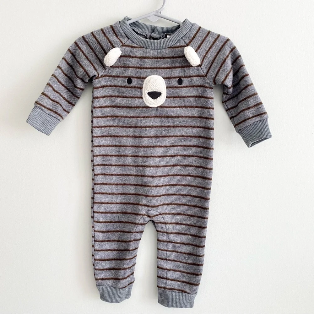 Carter’s Baby Bear Sweater Jumpsuit Size 6 Months